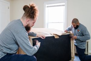 Professional movers prepping furniture | Movers | Movers For Me