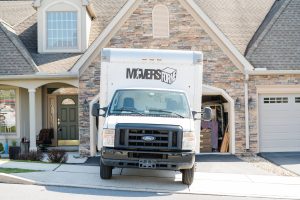 Moving truck in front of house | Movers | Movers For Me