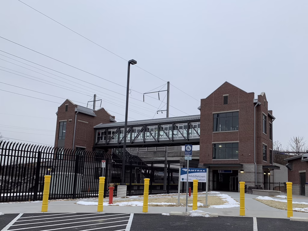 Middletown’s new Amtrak station